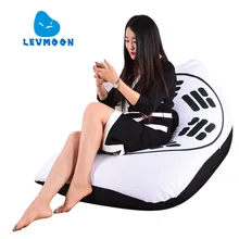 LEVMOON Beanbag Sofa Eight Diagrams Seat Zac Comfort Bean Bag Bed Cover Without Filling Cotton Indoor Beanbags Lounge Chair