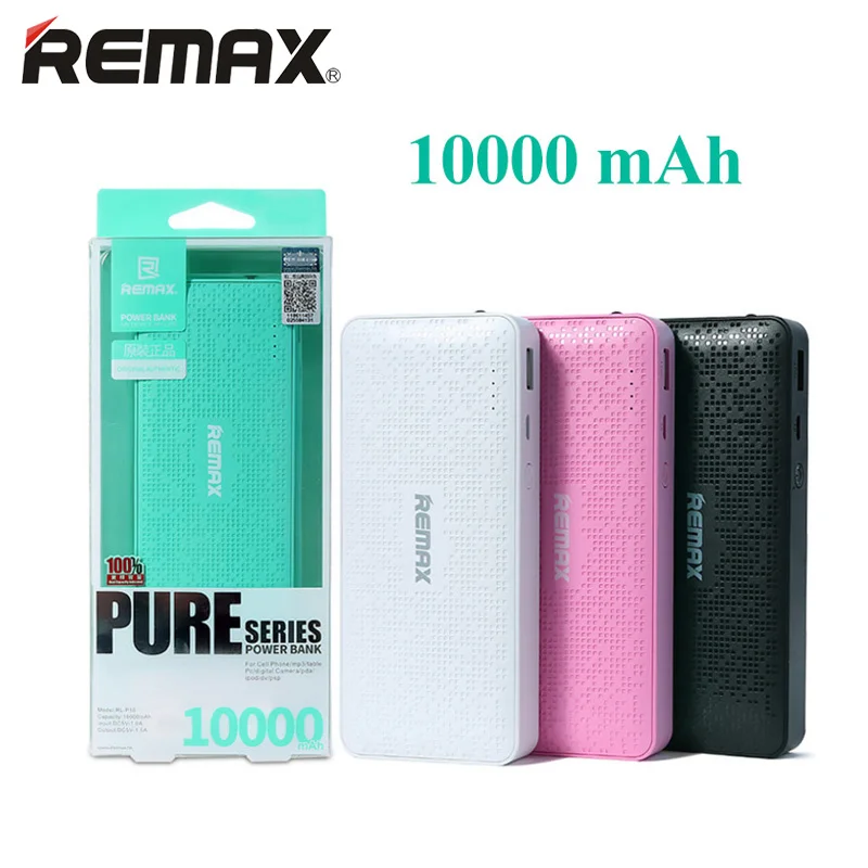 Remax Mobile Phone10000mAh Powerbank portable charger External Battery Mobile Phone Charger Backup for Universal Mobile Phones