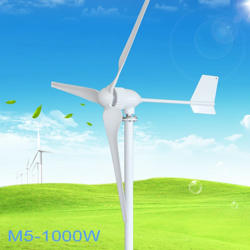 1000W-Wind-Turbine-Generator-48V-2-5m-s-Low-Wind-Speed-Start-3-blade-1150mm-with (5)