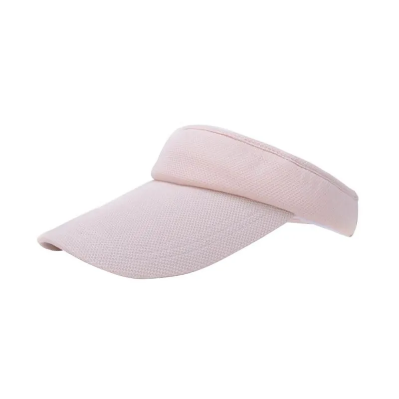 New Style Hat Caps Comfortable Shading Unisex Summer Golf Tennis Hats Women Men Sports Wide Brim Beach Visor Sun 7 Colors