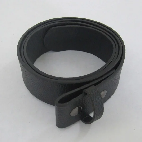 

The Bullzine PU snap on belts for buckles in our store with brown and black color with 4cm width