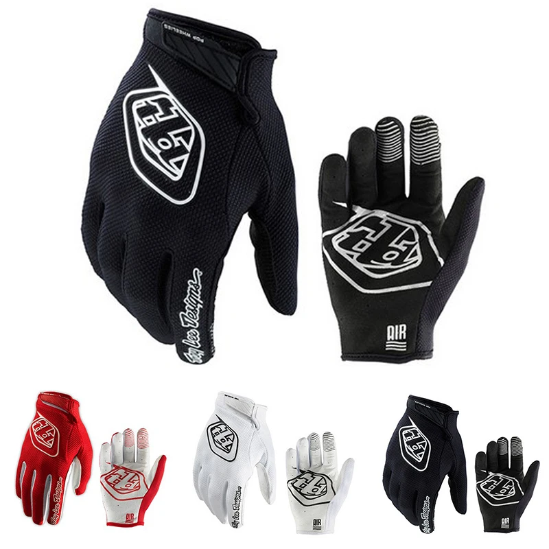 

New 1 Pair Motorcycle White/Black/Red TLD Racing Gloves Full Finger Cross-Country Motorcycle Outdoor Bicycle Glove