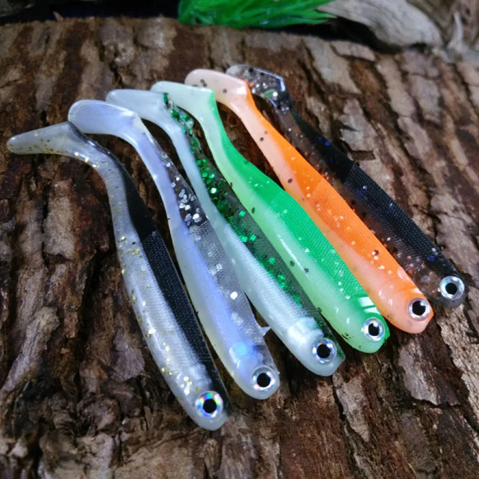 

WALK FISH 4PCS/Lot 70mm 2.3g Handmade Soft Bait Fish Fishing Lure Shad Worm Bait Soft Lure Fly Fishing Bait Swimbait Pasca