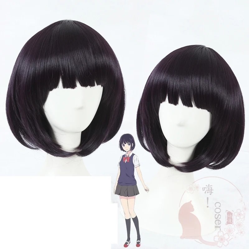 Scum's Wish Kuzu no Honkai косплей парик Yasuraoka Hanabi короткая прямая заколка для волос