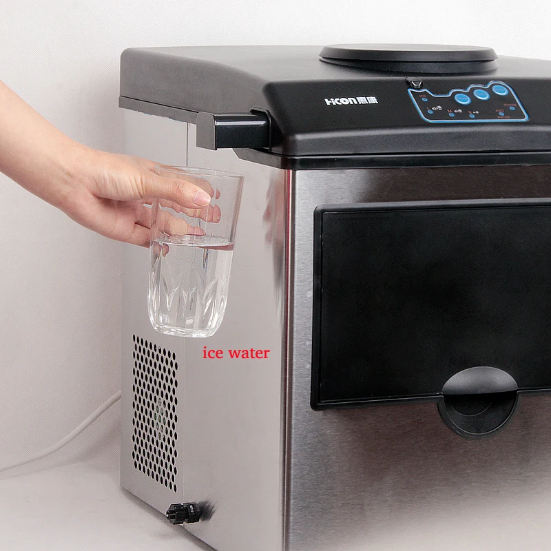 220-240V L/M/S size  electric ice maker 25kg/day commercial countertop Automatic ice making machine ice cube making machine 3