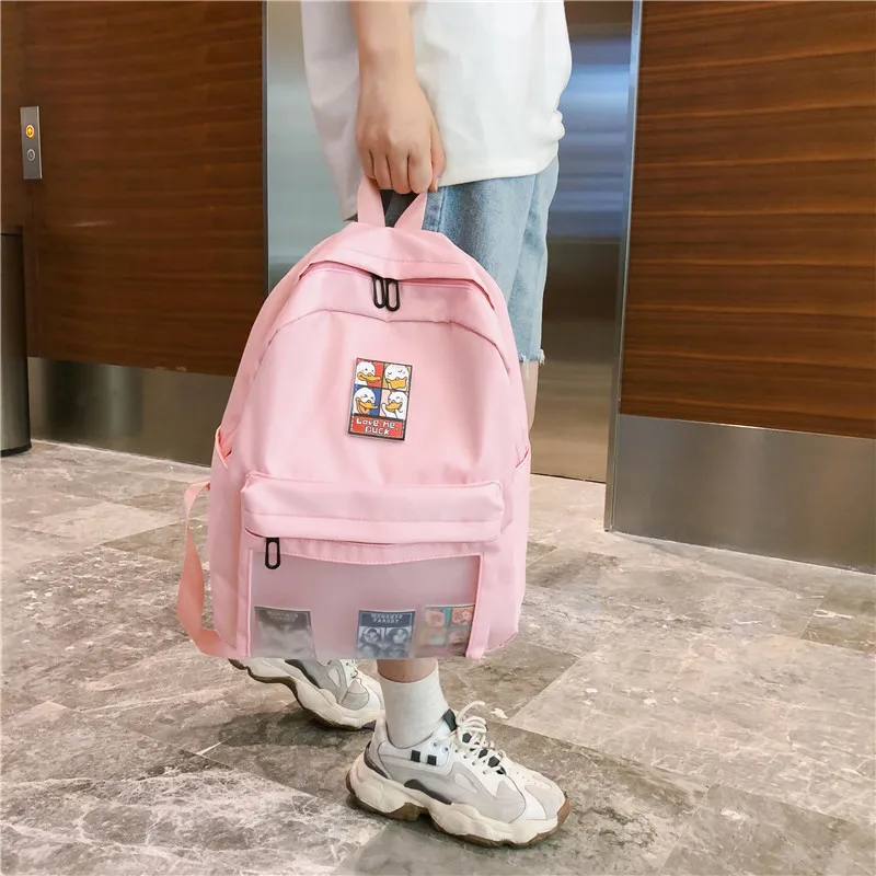Menghuo нейлоновый женский рюкзак с принтом, новая индивидуальная Студенческая сумка, повседневный рюкзак для путешествий