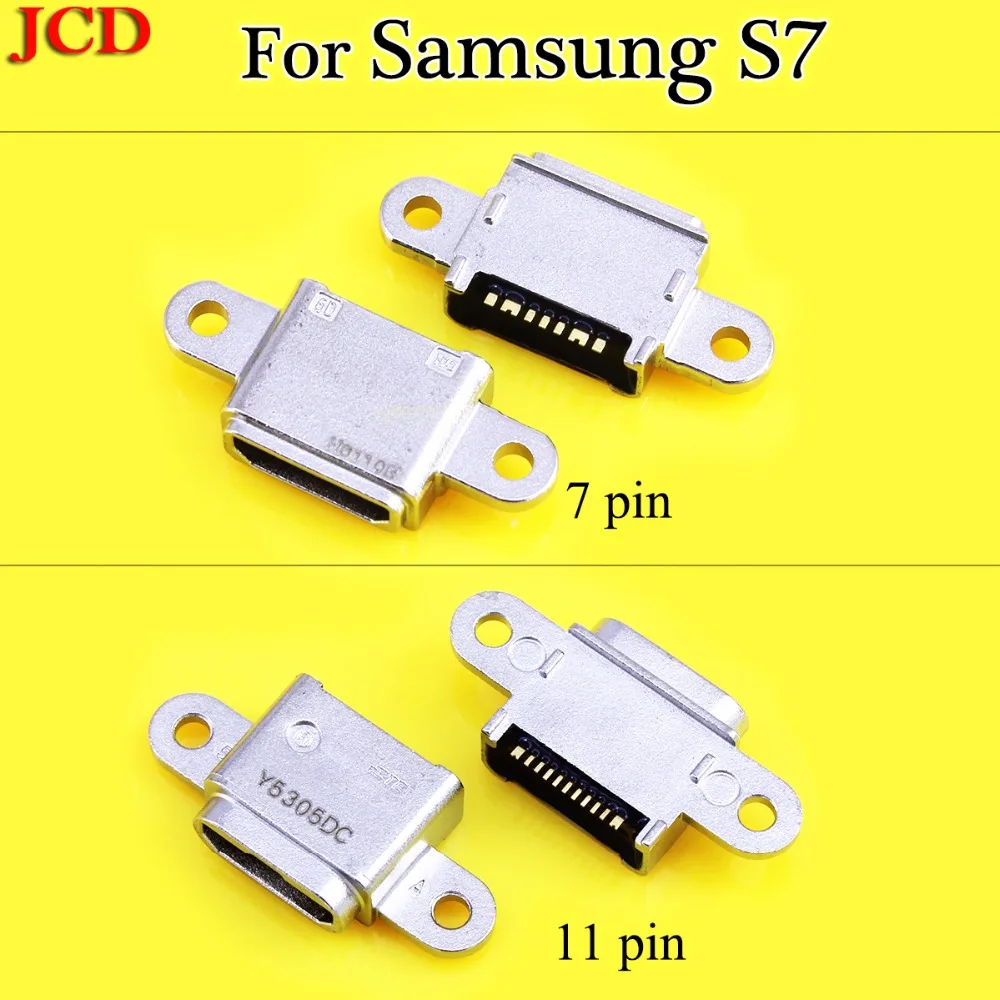 JCD новое зарядное устройство для передачи данных зарядный порт 7 pin 11 Samsung Galaxy s7 edge