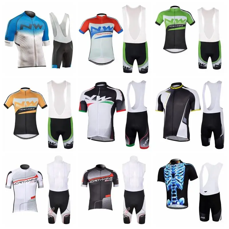 

NW Northwave 2019 Cycling Jersey Short Sleeve Summer MTB Cycling Clothing Pro Team Ropa Ciclismo Bike Bib shorts set K122810