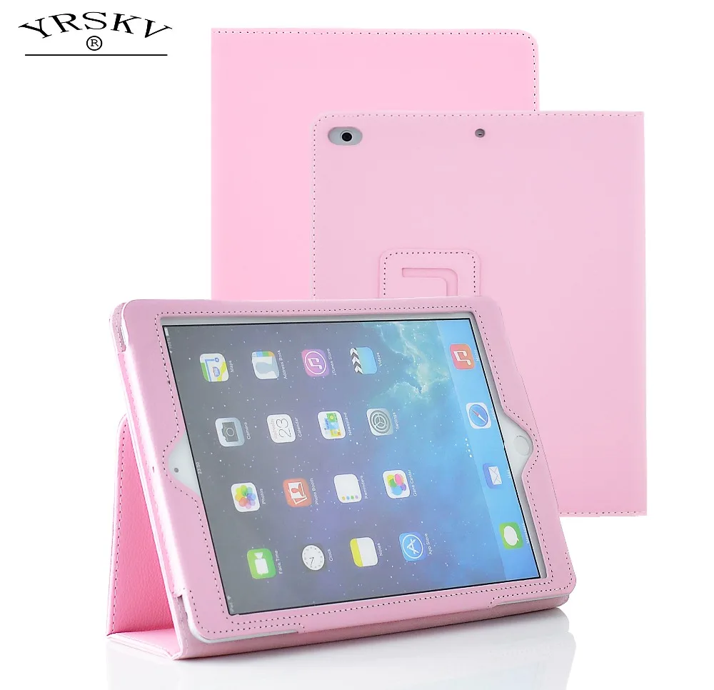 

Case for iPad Air/Air 2 / for iPad 9.7 inch 2017 / 2018 YRSKV bracket PU high quality leather Smart Auto Sleep Wake Tablet Case