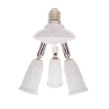 1 до 3/4/5 свет регулируемый преобразователи держатель E27 к E27 разъем Разделение тер светодиодное освещение, лампа Разделение адаптер держатели ламп Base