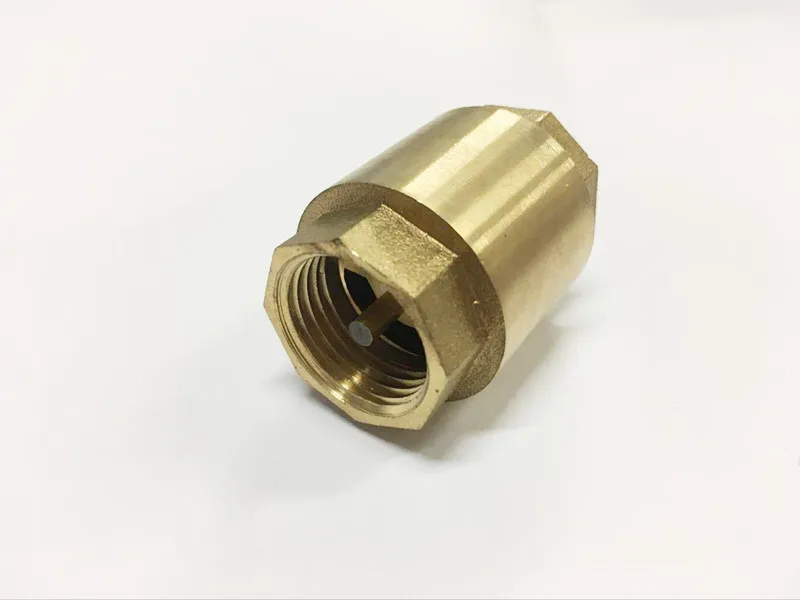 Hot Sale1Pcs 1/2'' NPT Brass In-Line Spring Vertical Check Valve Copper Control Tool 200WOG | Обустройство дома