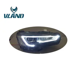 VLAND автомобиля фара для Lancer EX 2008 2009 2010 2012 2015 2016 светодиодный головного света с Биксеноновая объектив Lancer Evolution EX фар