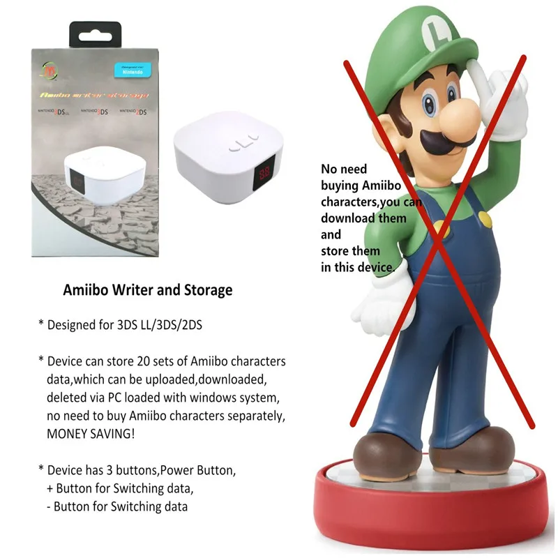 Hot Sells Wholesale And Retail Nfc Reader/writer Accessory - Amiibo Writer Storage Can Download Unlimited - Stands - AliExpress