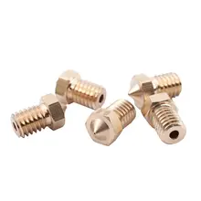 5 Pcs Brass Nozzle for 3D Printer V5&V6 J-Head 3d Printer Parts 3d Sensor Hotend Trianglelab Bltouch Titan Extruder