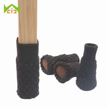 WCIC 4 шт акриловые ножки для стула, защита пола, Нескользящие ножки для стола, вязаная мебель, носки для ног, защита для домашней мебели