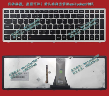 

New For Lenovo S510p S510p Z510 Z510 Laptop keyboard US version Silver border backlit Free Shipping