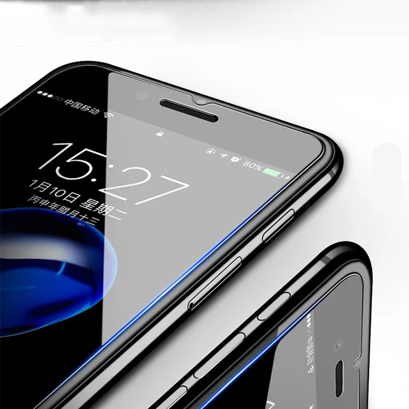 Goede 9 H Hardheid 0.26mm Gehard glas film voor iphone 4s 5s 6s 6 plusprotective glas voor iphone 7 7 plus 8 8 plus voor iphone XS AX XR