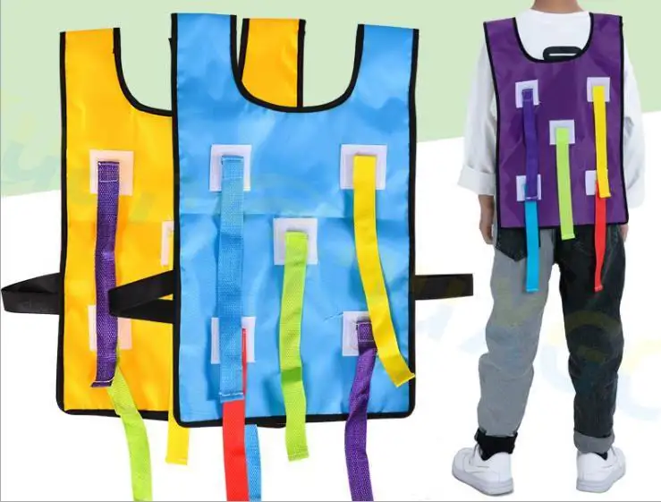 Детская игрушка для сумка для занятий спортом на открытом воздухе бегущая игра жилет пояс для школа детский сад ловли хвост детский тренировочное оборудование