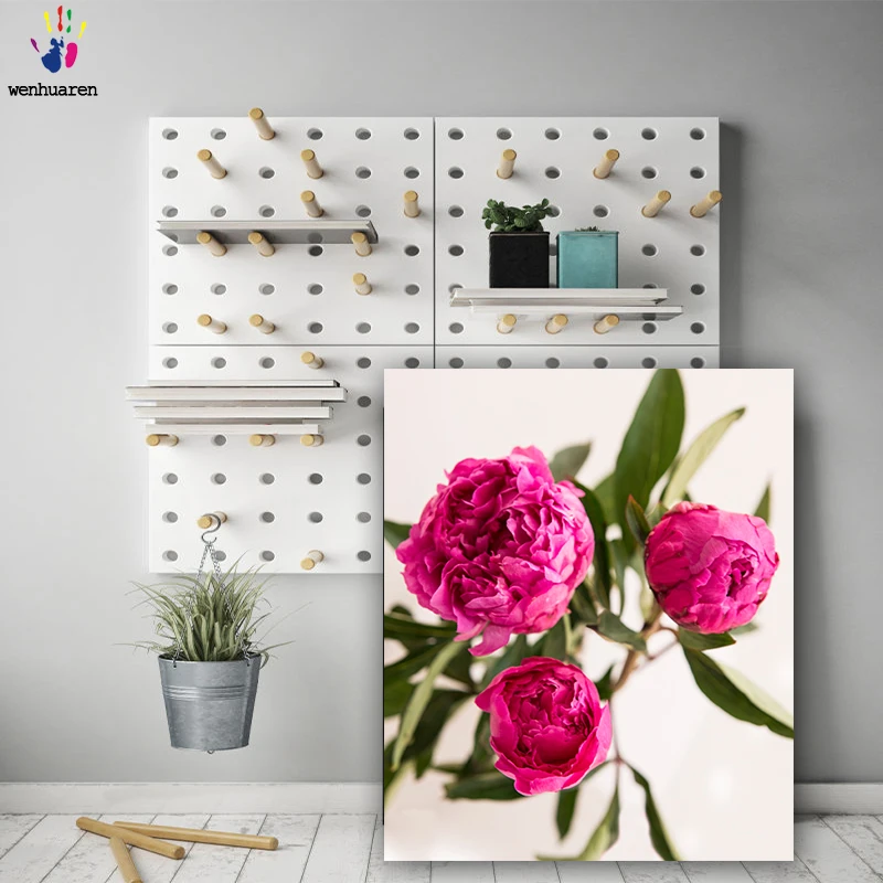

DIY colorings pictures by numbers with colors Purple flower picture drawing painting by numbers framed Home