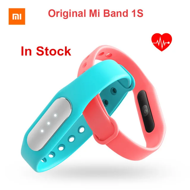  Оригинальный Xiaomi Mi группа 1 S импульс miband фитнес трекер сердечного ритма IP67 смарт-bluetooth 4.0 браслет браслет сна монитор 