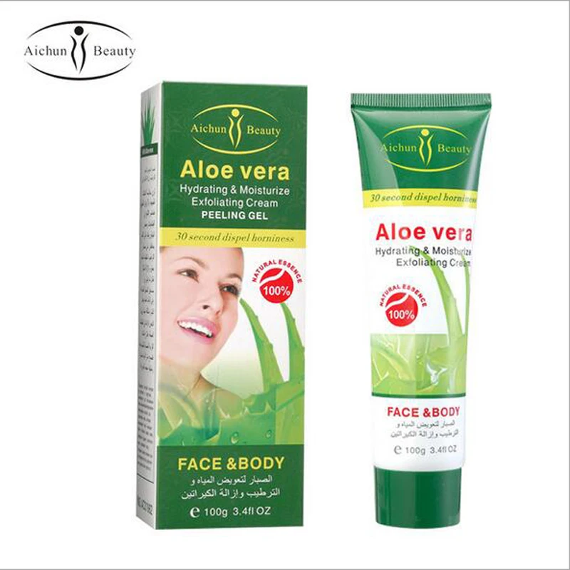 Buy Brand Aichun Aloe vera Exfoliating Gel Beauty Face