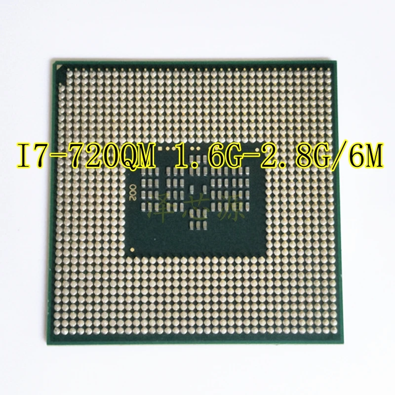 Процессор ноутбук i7-720QM 6 м Кэш 1 ГГц до 2 8 i7 720QM SLBLY PGA988 45 Вт ноутбука совместим PM55 HM57