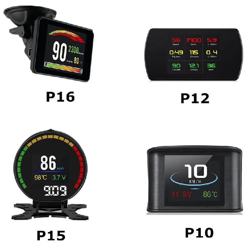 

New TFT OBD Digital Speed Hud Display Speedometer OBD2 Turbo Boost Pressure 48 Kinds Of Data Stream Gauge Code Reader