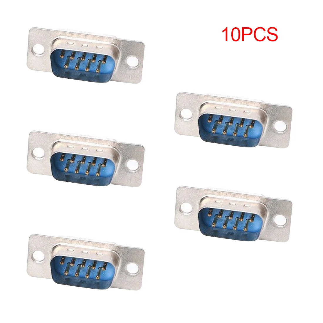 1 шт. 3 1x1 см RS232 DB9 Серийный VGA 9 Pin 2 ряда припоя Тип штепсельная вилка D SUB