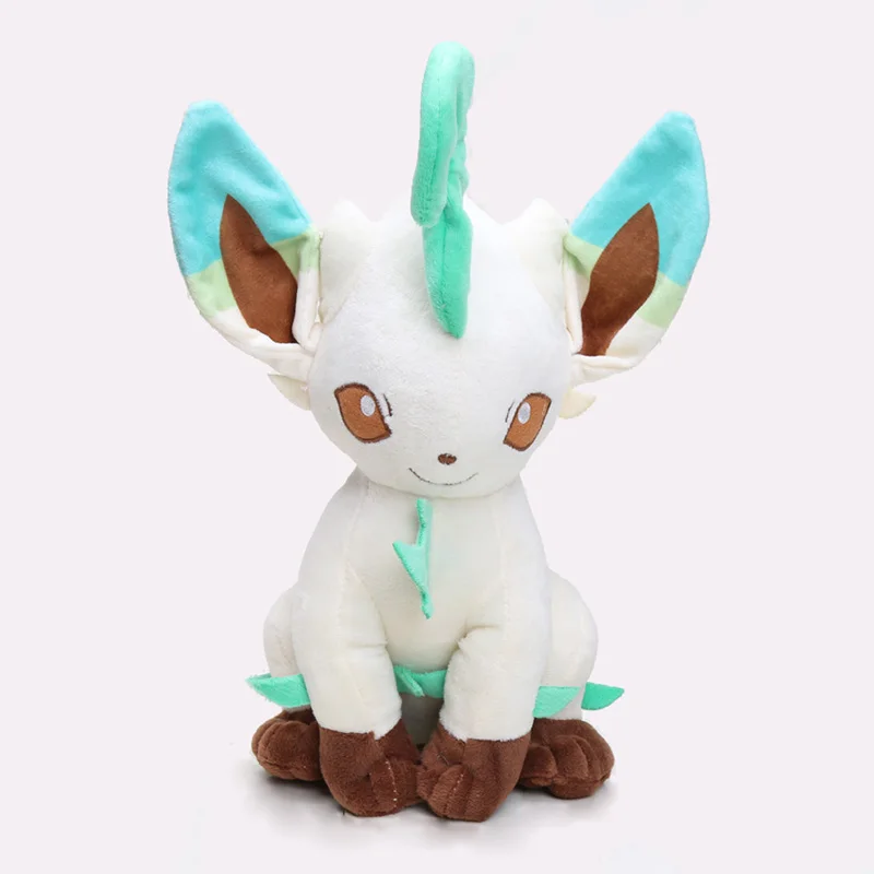 Карманный плюшевый Eevee Jolteon Umbreon flarion Espeon Vaporeon чучело куклы большие игрушки 30 см - Цвет: Leafeon 30cm