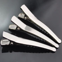 100 шт 4,5 см серебряные металлические зажимы для волос "Аллигатор", "сделай сам", заколка для волос, украшение для свадебной вечеринки MAYITR