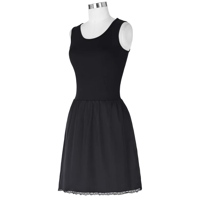 Kate Kasin New Arrivals Women Sexy Full Slips Fitness Long Under Dress Solid Underskirt For Girl Lady Inner Petticoat Dressing