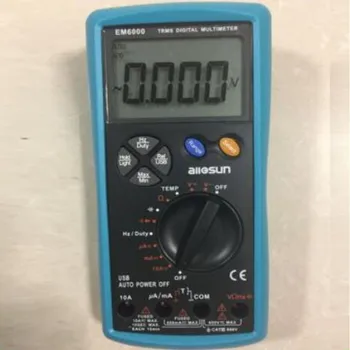 

ALL-SUN EM6000 Professional True RMS Digital Multimeter 3 5/6-digit LCD Display Multimeter Max/min Value Recording Tester