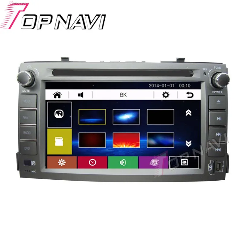 Topnavi 6," автомобильный DVD gps для KIA Soul 2012-Автомобильный радио мультимедиа аудио стерео в тире, Wince система