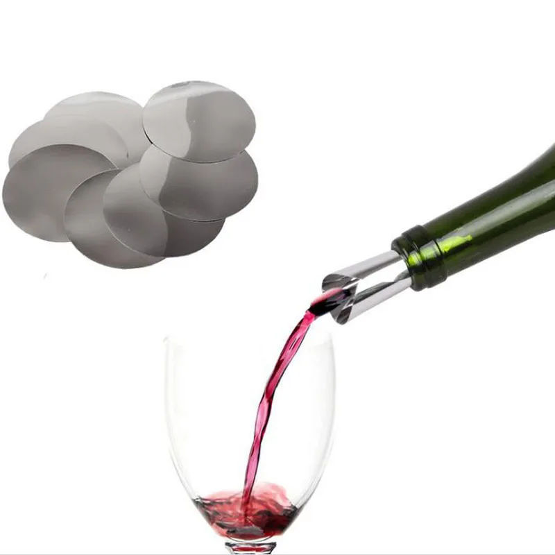 Wine Disc Practical Disk Pourer Wine Whisky Foil Pourers Stop Drop