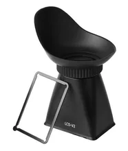 Wholesale camera Viewfinder 2.8x Magnifier Extender Magnetic V2 LCD Hood for Canon EOS 550D