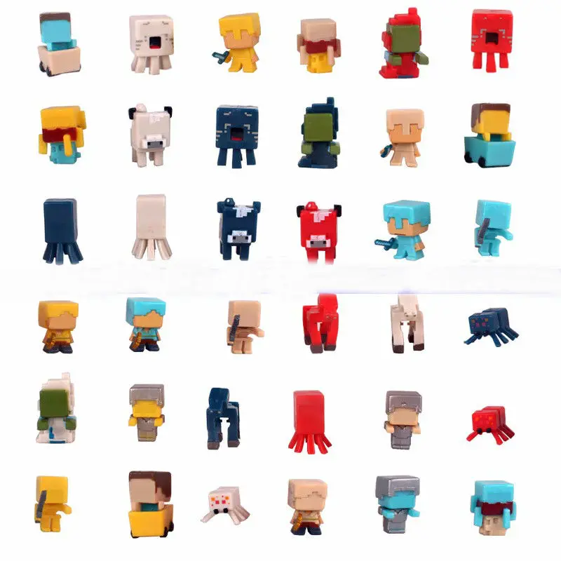 36PCS lot Minecraft Game Brinquedo Toys Avengers Super Hero Justice League Building Blocks Toys Action Toy