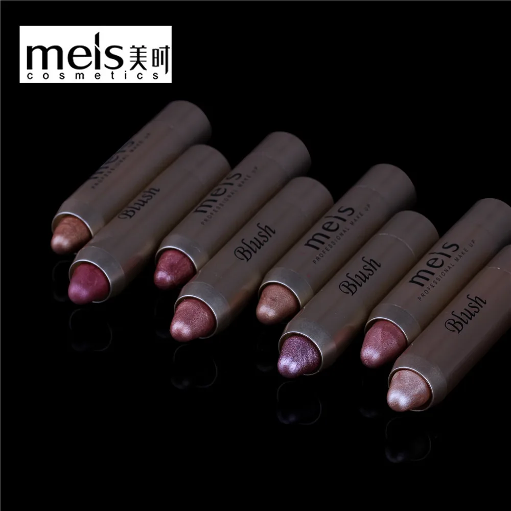 Бренд MEIS, румяна и подводка, косметическая, натуральная, запеченная румяна, тени для век, ручка, хайлайтер, макияж, светящийся набор, shimmer B726