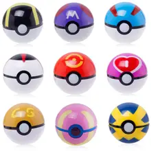 7cm de la bola Pokemon pokebola de Pikachu Cosplay Pop-up bolas niños juguete para regalo caliente casa Decoración