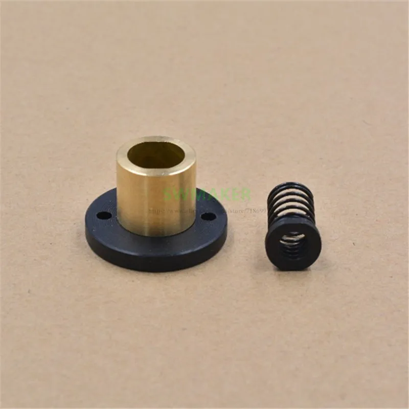 

Delrin POM Anti-Backlash Silent Nut TR10*2 TR10*4 TR10*8 TR10*10 TR10*12 for DIY CNC Z aixs router T10 lead screw nut