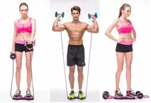 Multipurpose Abdominal Muscle Trainer Body Building Ab Roller Fitness Exercise Training Equipment Free Shipping