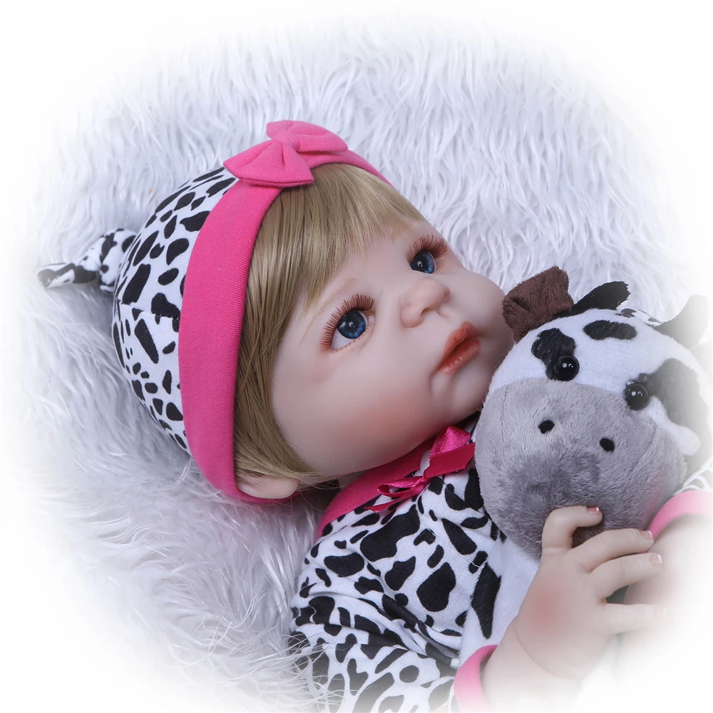 Реалистичные Силиконовые Reborn Baby Menina Alive 23 ''Новорожденные куклы полное
