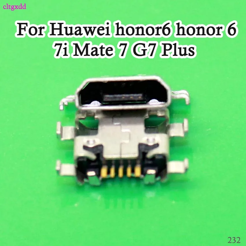 Cltgxdd 30 шт./лот Micro Usb зарядный разъем порт для Huawei honor6 honor 6 7i Mate 7 G7 Plus зарядная док