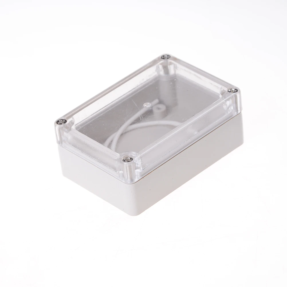 

85*58*33MM HOT 1PCS Waterproof Plastic Clear Cover Electronic Project Box Enclosure Case