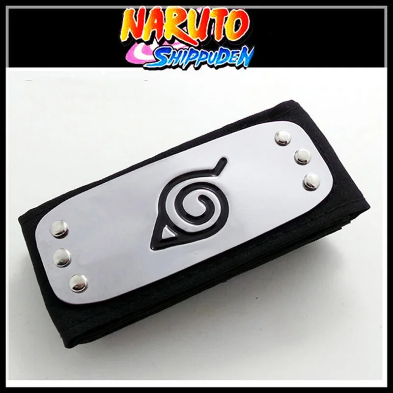 Japan Naruto Headband Leaf Village Logo Members Kakashi Headband Naruto Ninja Costume Cosplay Accessories Boys Girls Gift