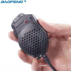 Оригинал Baofeng Динамик микрофон двойной PTT для BaoFeng двухстороннее радио UV-82 UV-82L UV-8 UV-8D UV-89 Walkie Talkie uv82