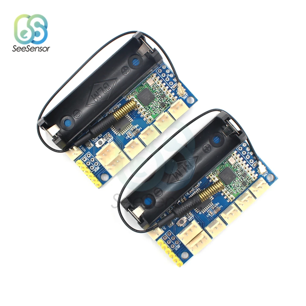 LoRa радио узел V1.0 433 МГц 868 915 RFM95 SX1276 ATmega328P RFM98 с 3 7 В 14500 держатель батареи 12 Антенна