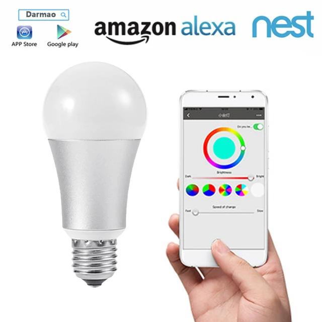Funry Led Bulb Dimmer Wifi Smart Light Bulbs Remote Control Funry Led Bulb Dimmer Wifi Smart Light Bulbs Remote Control Switch Color Changing Works With Alexa