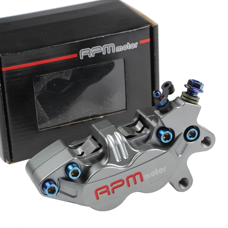 

Motorcycle universal RPM motor Brake Caliper Right side 40mm Hole To Hole 4 Piston Brake Pump For Yamaha Honda Aprilia Triumph