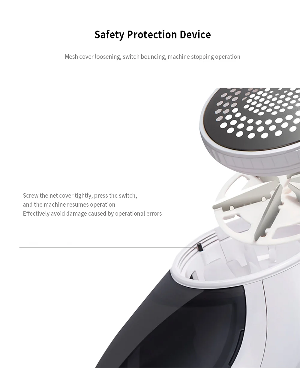 ZHIGAN M17 Rechargeable Pilling Machine Fabric Razor Clothes Hair Ball Trimmer