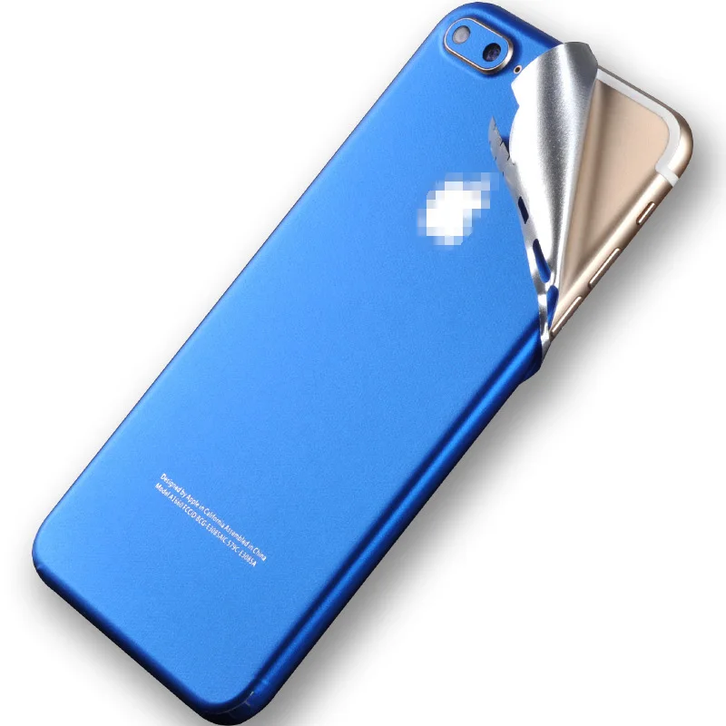 

Hot Sale Full Body Candy Color Decal Sticker Wrap Skin Case Cover For iPhone 5 5S SE 6 6s 7 8 Plus X Ice Film For 6 6s Protect